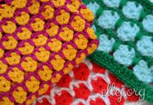 Узор Джелли Разноцветный Узор Джелли крючком