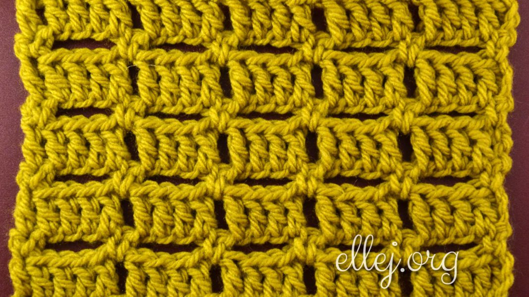 Simple crochet stitch 001