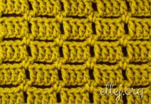 Simple crochet stitch 001 Simple crochet stitch 001