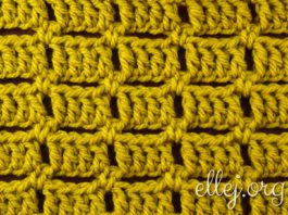 Simple crochet stitch 001