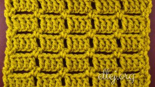 Простой узор крючком 001