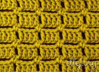 Simple crochet stitch 001 Simple crochet stitch 001