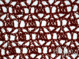 Openwork crochet stitch 002