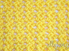 Simple crochet stitch 005