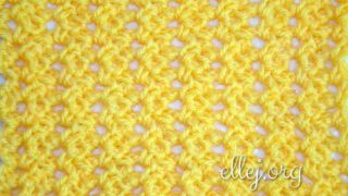Простой узор крючком 005