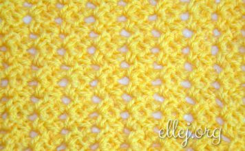 Simple crochet stitch 005