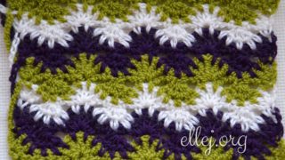 Узор крючком Коралловый риф 007