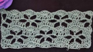 Ажурный узор крючком 009