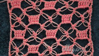 Узор крючком с соломоновыми петлями Дюаль