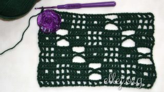 Филейный узор крючком 015