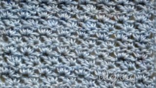Простой узор крючком 018