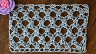 Сеточка крючком. Схема вязания