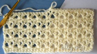 Ажурный узор крючком 023