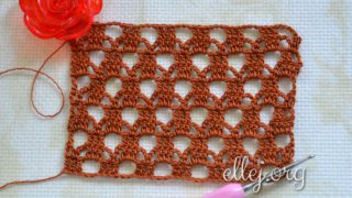 Ажурный узор крючком 024