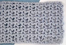 Простой узор крючком 026 Простой узор крючком 026