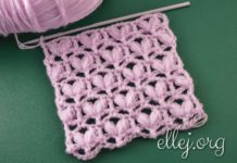 Crochet Puff Stitch Hearts 035