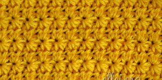 Узор Звездочки Узор Звездочки крючком