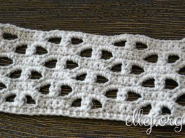 Ажурный волнистый узор