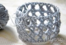 Узор из скрещенных столбиков по кругу Узор из скрещенных столбиков по кругу