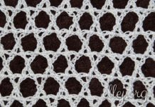 Сеточка «Звезда Давида» Сеточка "Звезда давида". Схема крючком
