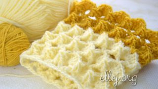 Вязание по кругу узора Зефирка крючком