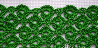 Узор «Кружочки» Узор Кружочки крючком