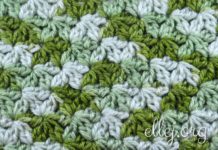 Узор звездочки-цветочки по кругу Узор звездочки-цветочки по кругу крючком