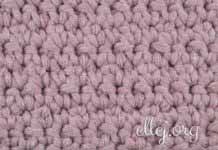 Simply Solid Crochet Stitch With Extended SC Solid two-sided crochet stitch with extended sc