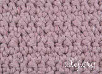 Simply Solid Crochet Stitch With Extended SC Solid two-sided crochet stitch with extended sc