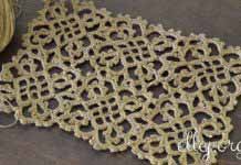 Crochet Lace Square Motif • Continuous Crochet