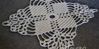 Мотив для скатерти «Праздничный стол» Квадратный мотив для скатерти