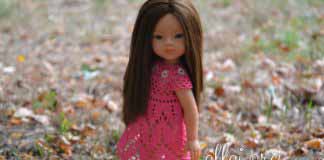 Платье для куклы Фламинго Платье для куклы Фламинго