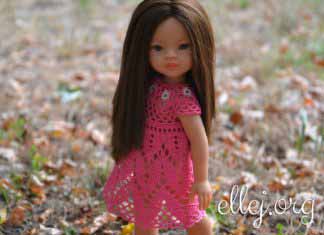 Платье для куклы Фламинго Платье для куклы Фламинго