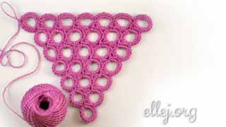 Кружочки из столбиков без накида