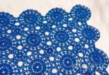 Безотрывное вязание мотивов «Ледяные Узоры»