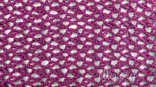 Имитация нерегулярной сеточки крючком.