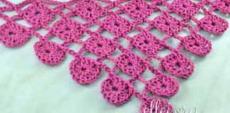 Бактус крючком из мини квадратиков Бактус крючком из мини квадратиков