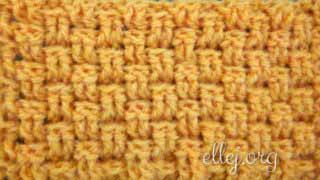 Узор крючком Шахматка