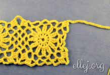 Ажурные квадратные мотивы для пляжной туники Ажурные квадратные мотивы для пляжной туники