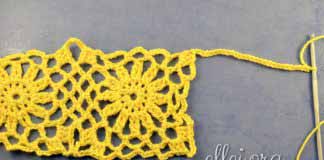 Ажурные квадратные мотивы для пляжной туники Ажурные квадратные мотивы для пляжной туники