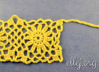 Ажурные квадратные мотивы для пляжной туники Ажурные квадратные мотивы для пляжной туники