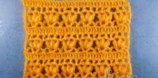 Узор Пышные Тюльпаны Узор крючком Пышные Тюльпаны