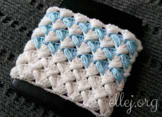 Узор для снуда Пышные Зиг-заги Красивый узор крючком с пышными зиг-загами. Снуд крючком.