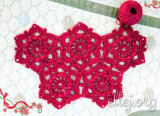 Безотрывное вязание шестиугольных мотивов для платья Вдохновение Безотрывное вязание шестиугольных мотивов крючком