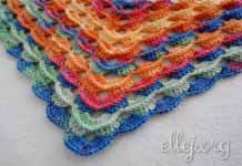 Вязаный бактус с рельефными веерами Ажурный бактус с рельефными веерами-ракушками. Вирусная шаль. Описание вязания и схема