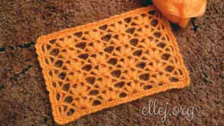 Узор с пышными столбиками Ландыши