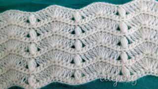 Турецкий узор №2 Зиг-заги и пышные столбики