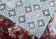 The Spider Stitch For Shawl “Diamond Sky” Треугольная шаль с паучками. Узор для шали Небо в алмазах. Пошаговый мастер-класс и схема шали