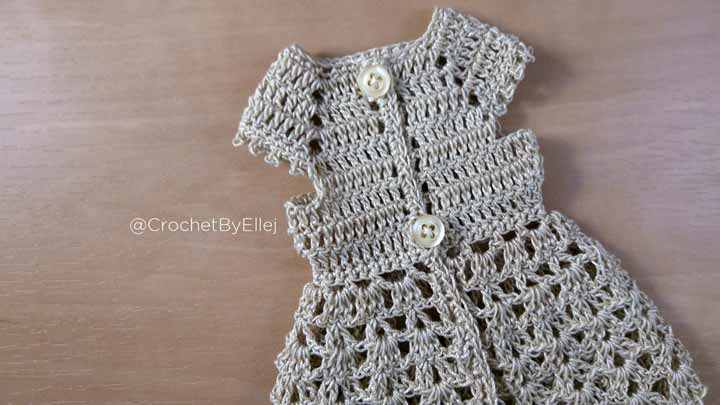 Ecru Dress With Lace For Paola Reina