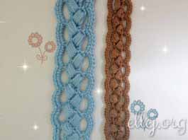 Crochet Tape Lace #3  Вязание крючком от Елены Кожухарь